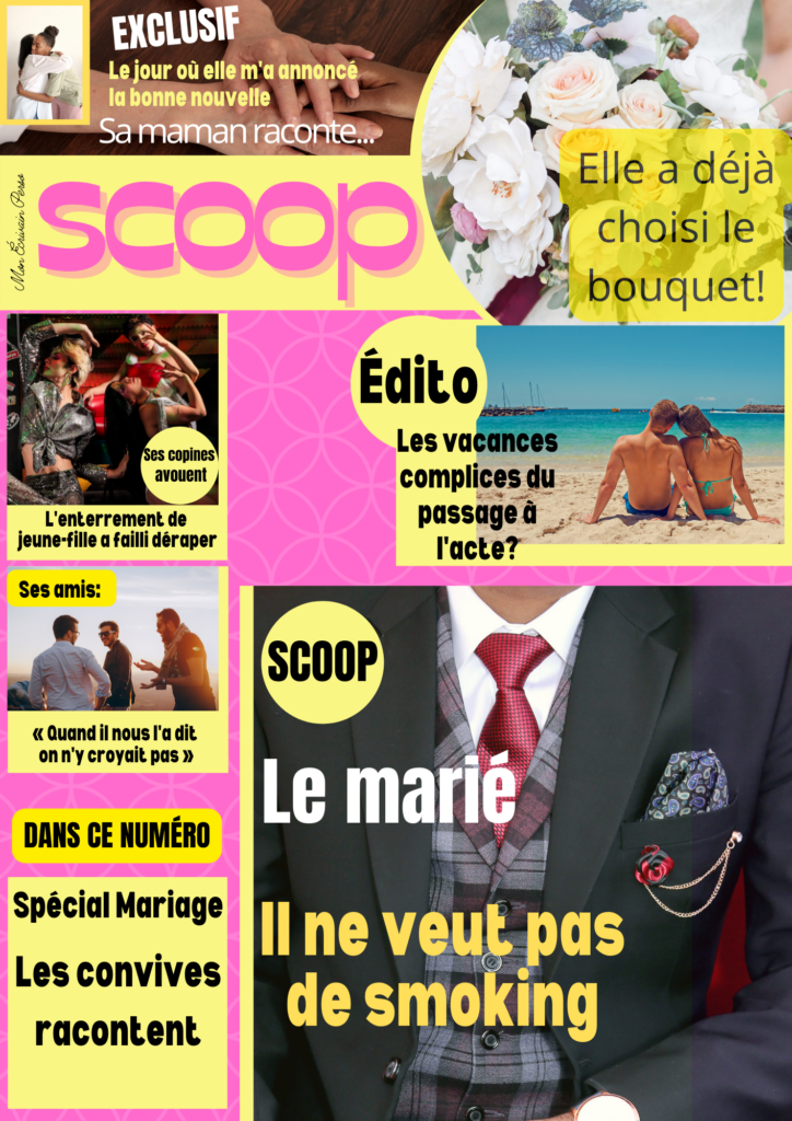 offrez un magazine de mariage personnalisé